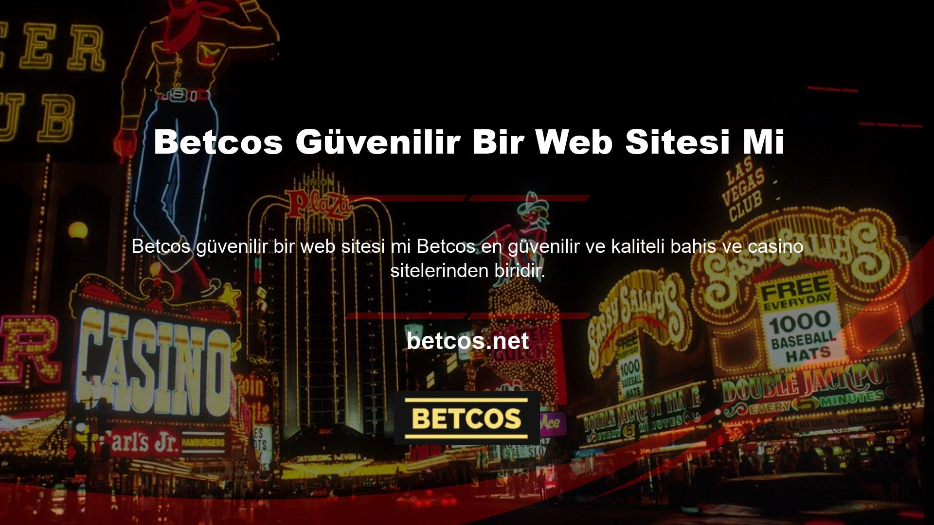 Betcos, kullanıcılarına ana sayfasının sağ alt köşesinde bulunan canlı destek birimi aracılığıyla hizmet vermektedir
