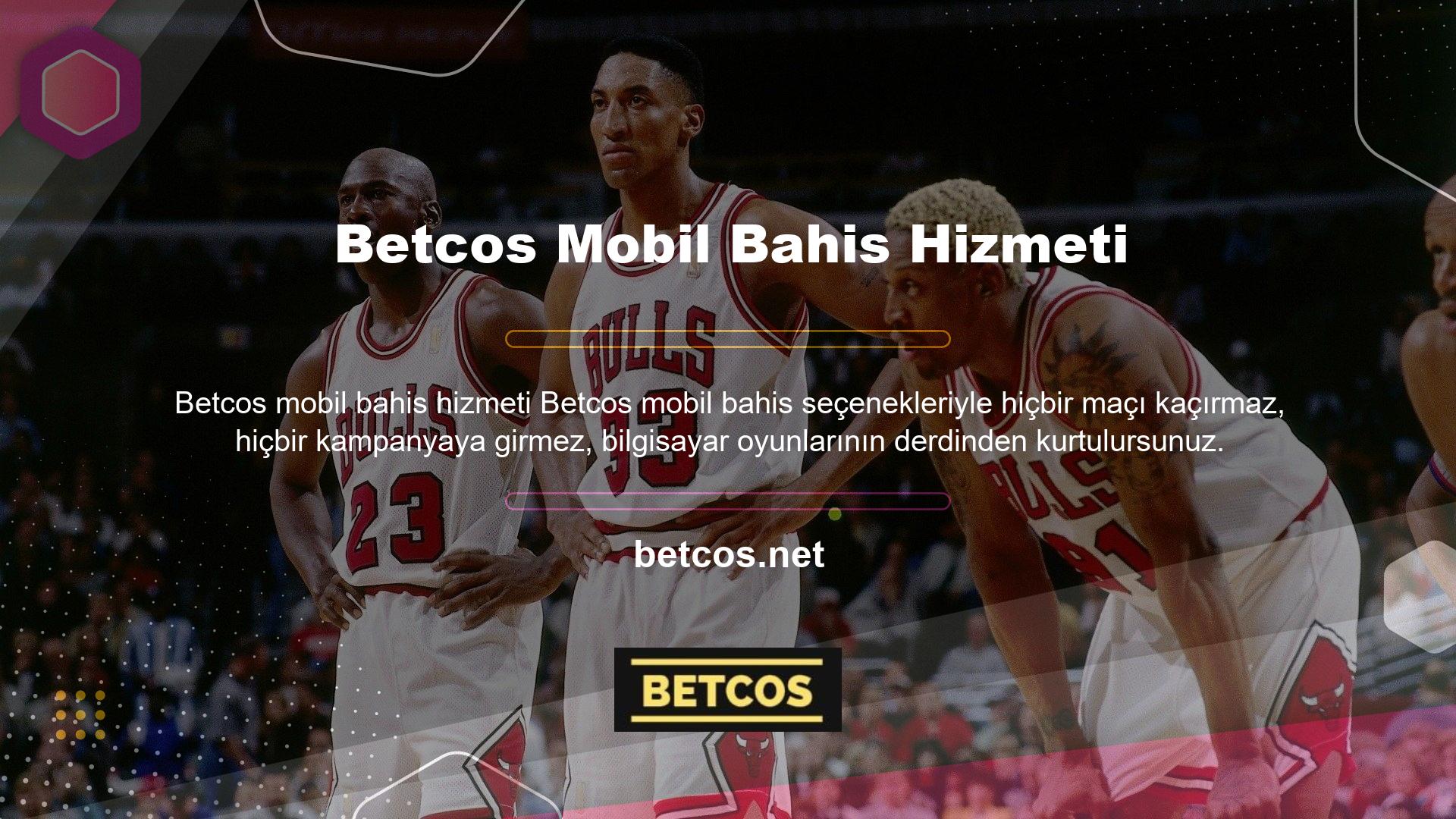 Betcos mobil bahis servis sağlayıcısı, casino kullanıcılar için daha çekici hale getirmeye kararlıdır ve teknoloji izleme yönetimi sayesinde üyelerine mobil hizmetler sunmaya karar vermiştir