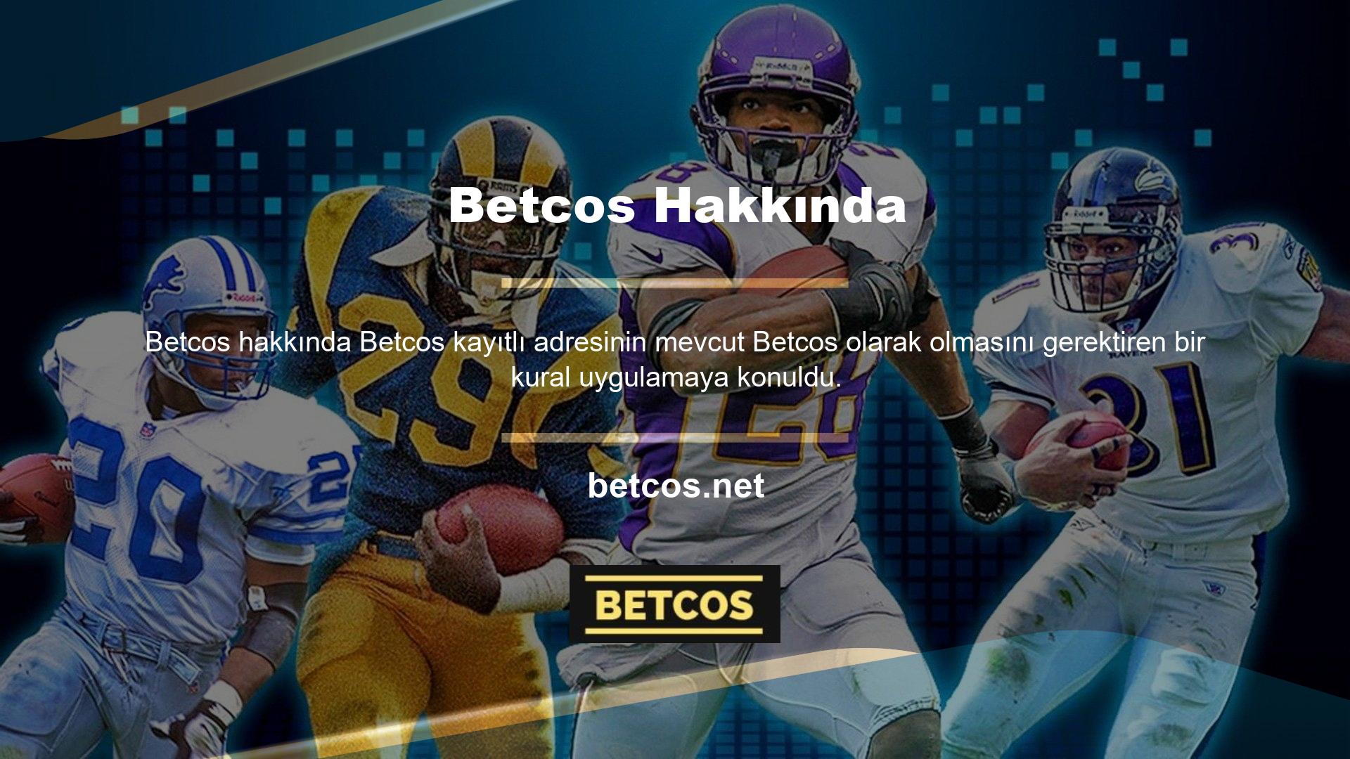 Betcos, iyi şanslar ve bonuslarla düzenli bahis sağlar