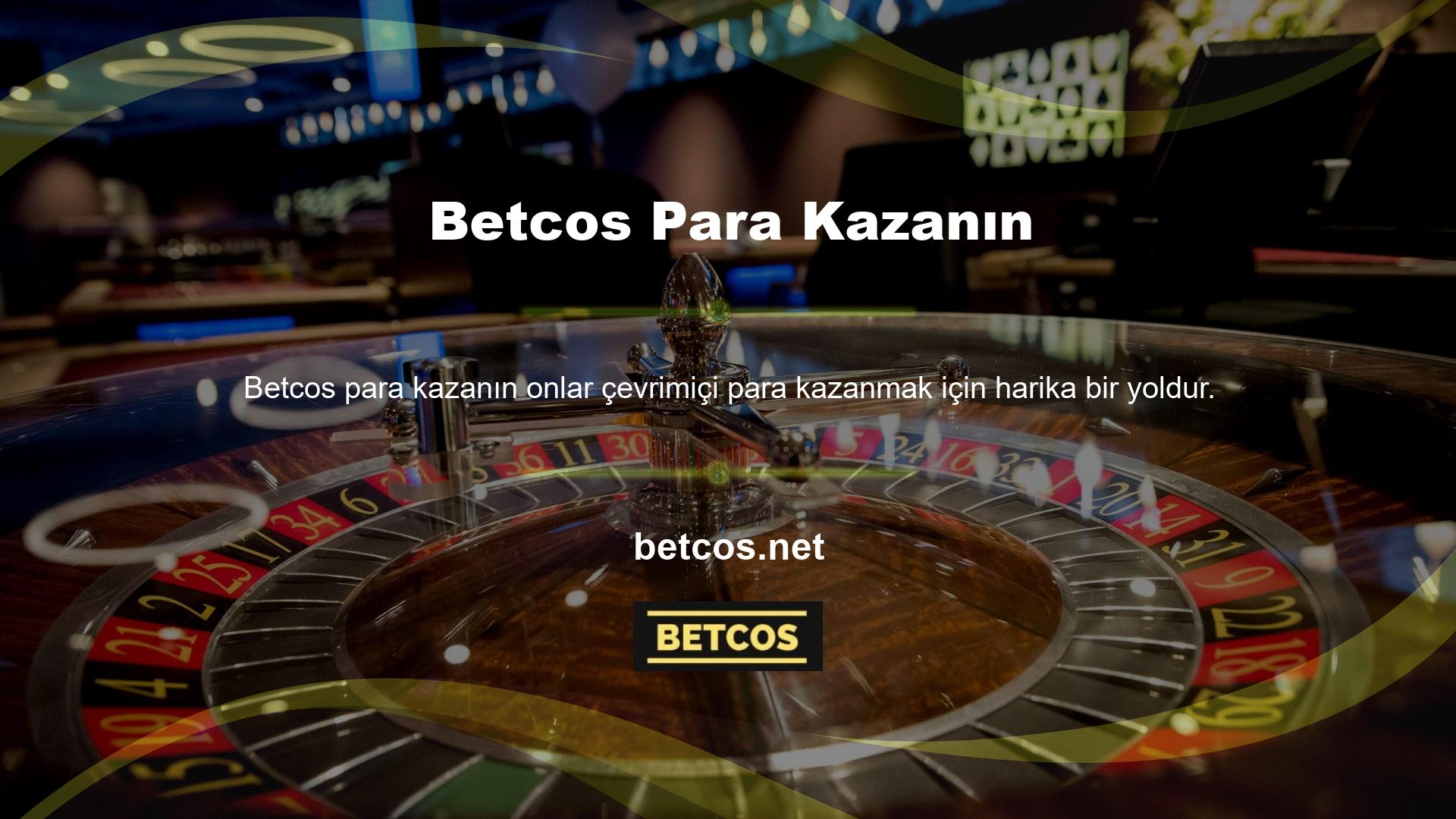Betcos size güveniyor ve size iyi bir lisans veriyor