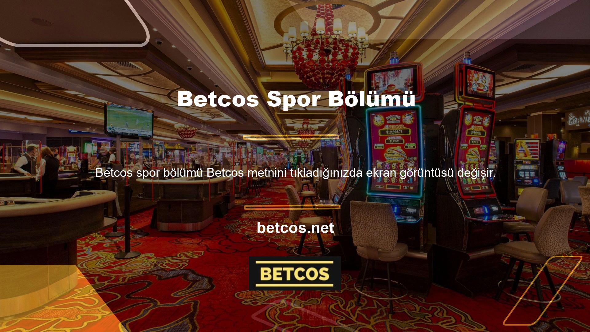 Spor bölümünü görmek için, görünümü aşağı kaydırın ve spor söyleyen şubenin altına bakın